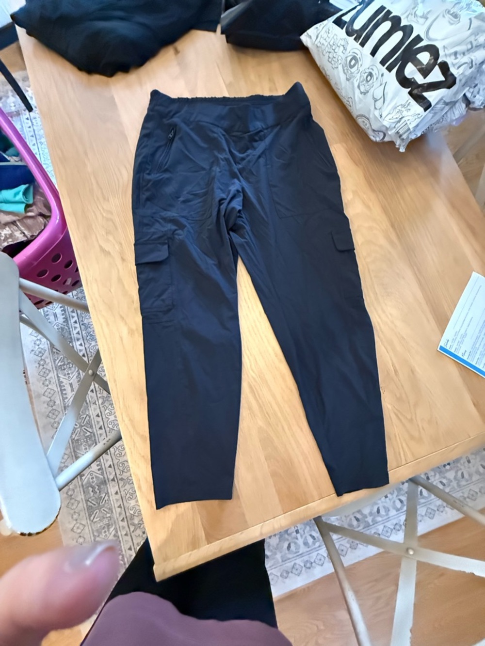 Athleta Black Men's Cargo Joggers